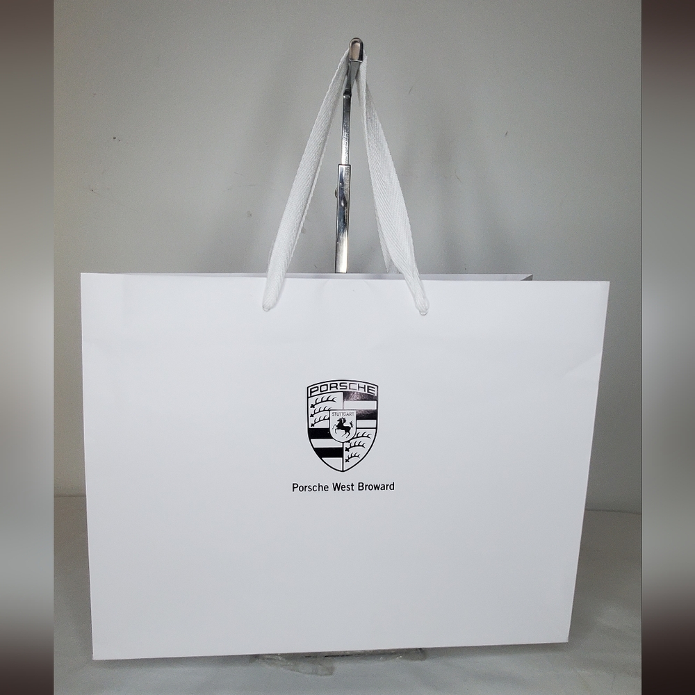 Porsche Design White Shopping Bag